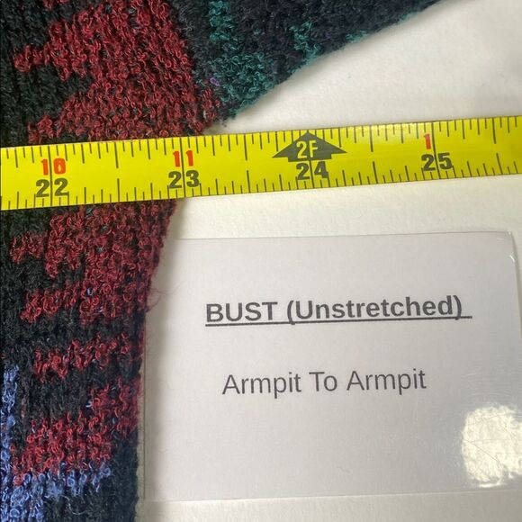 Vintage Stefano Man Vintage Retro 80's Patterned Grandpa Knit Sweater XL - Picture 7 of 8